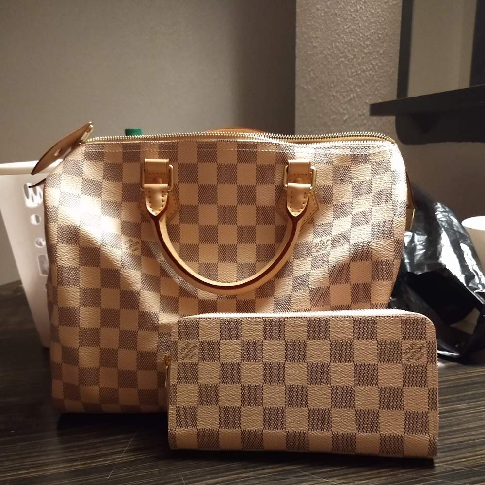 Louis Vuitton Speedy 30 Damier Azur